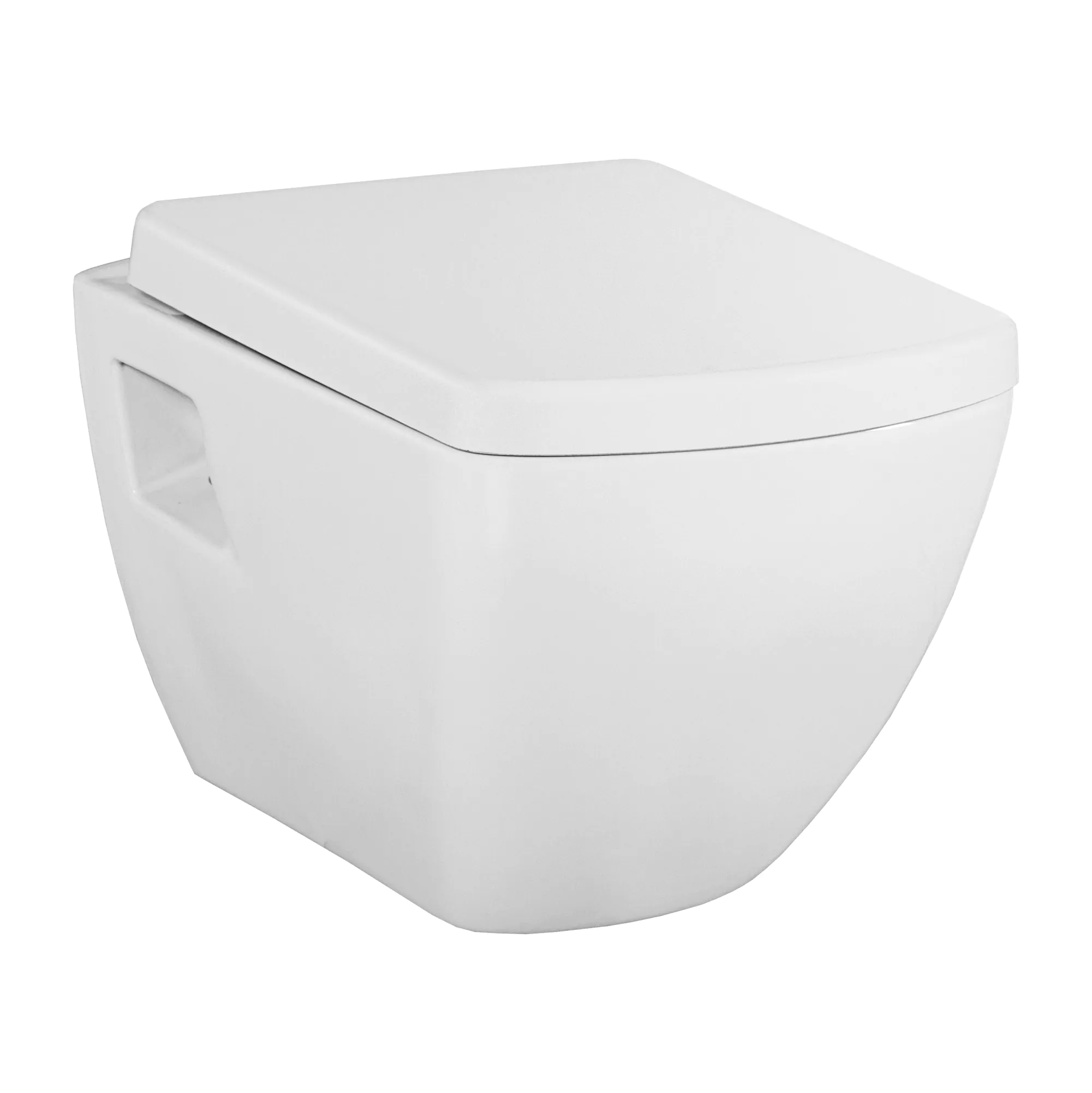 Neerduwen Eed oosters YDAY met spoelrand toilet - Met bidet wc RVS - Glans wit - exclusief  zitting - Badkamermeubel outlet